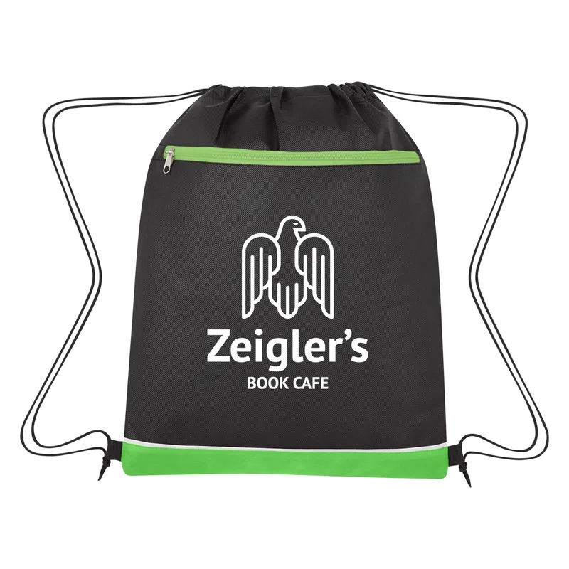 Bandura Non-Woven Drawstring Bag — view 6