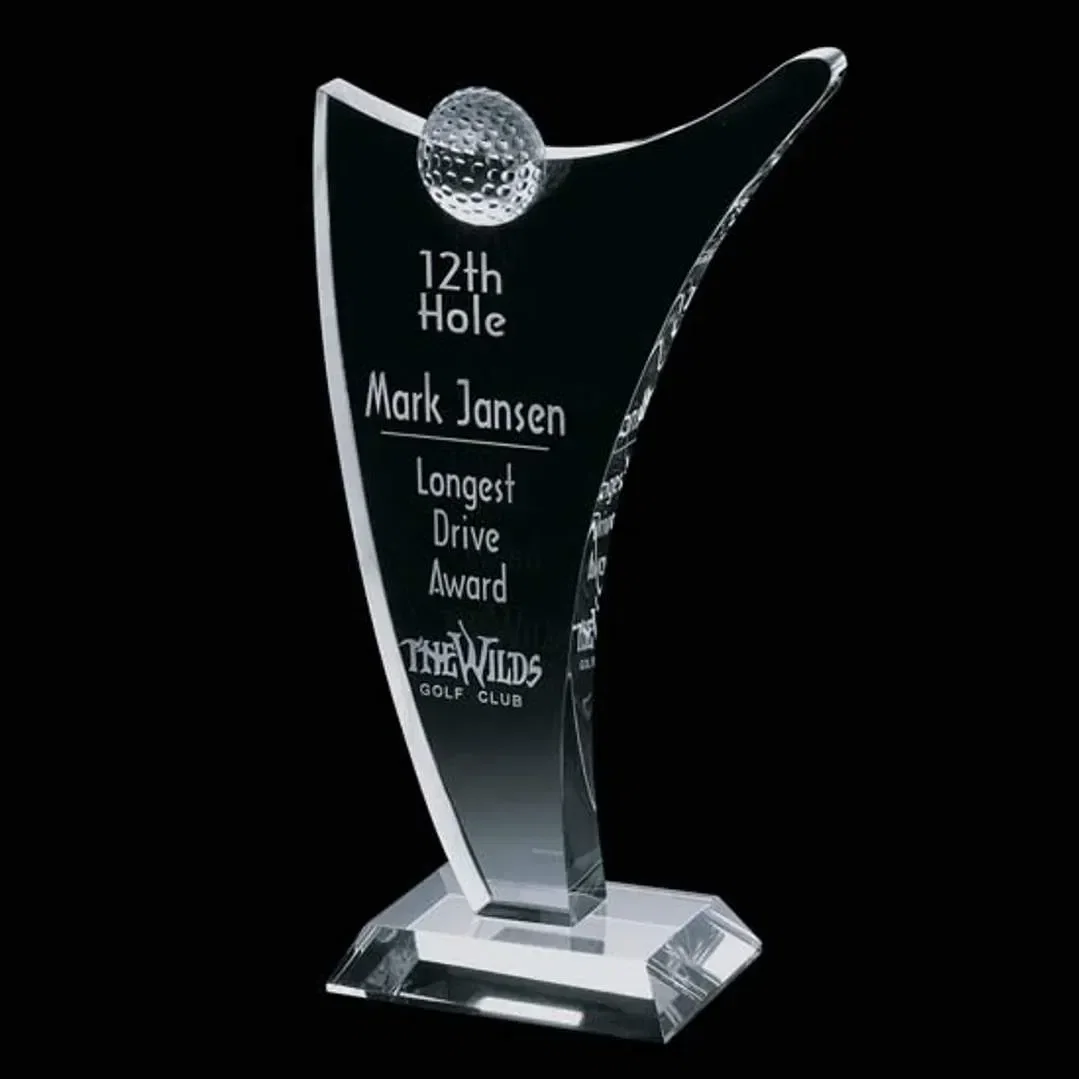 Bannatyne Custom Golf Award with 3D Ball Top — view 2