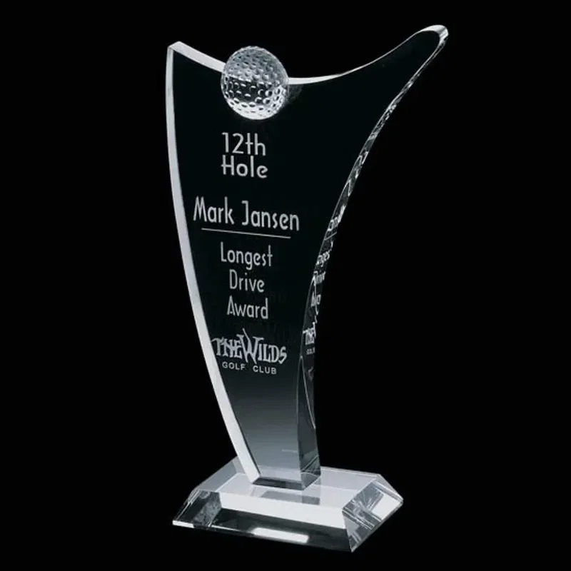 Bannatyne Custom Golf Award with 3D Ball Top — view 2
