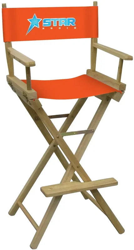 Bar-Height Director's Chair (Full-Color Imprint) — view 11