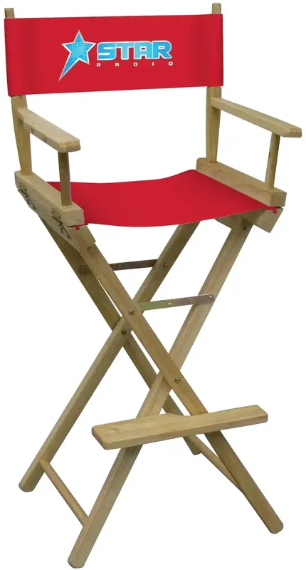 Bar-Height Director's Chair (Full-Color Imprint) — view 12