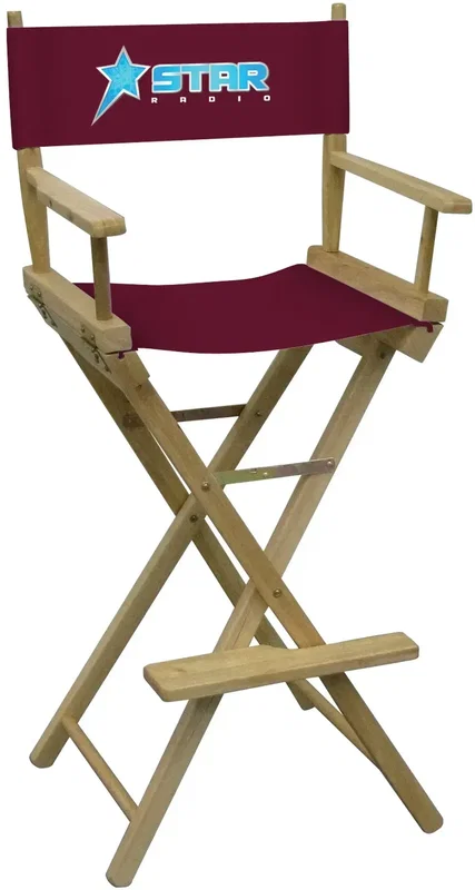 Bar-Height Director's Chair (Full-Color Imprint) — view 7