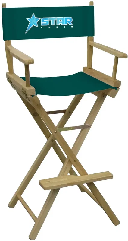 Bar-Height Director's Chair (Full-Color Imprint) — view 8