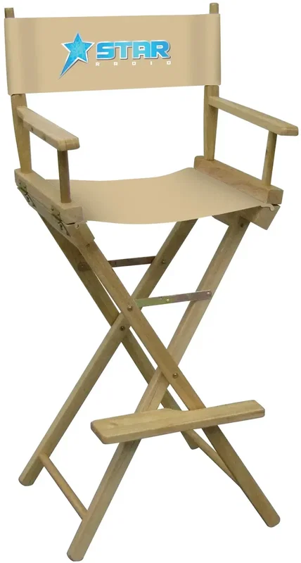 Bar-Height Director's Chair (Full-Color Imprint) — view 9