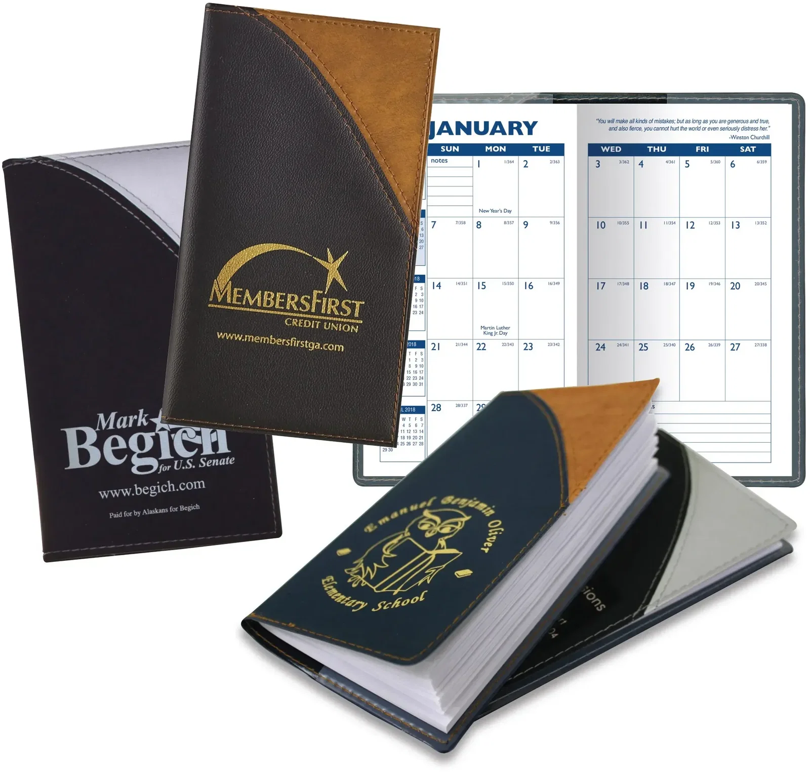 Custom Logo Monthly Planner - Barcelona — view 3