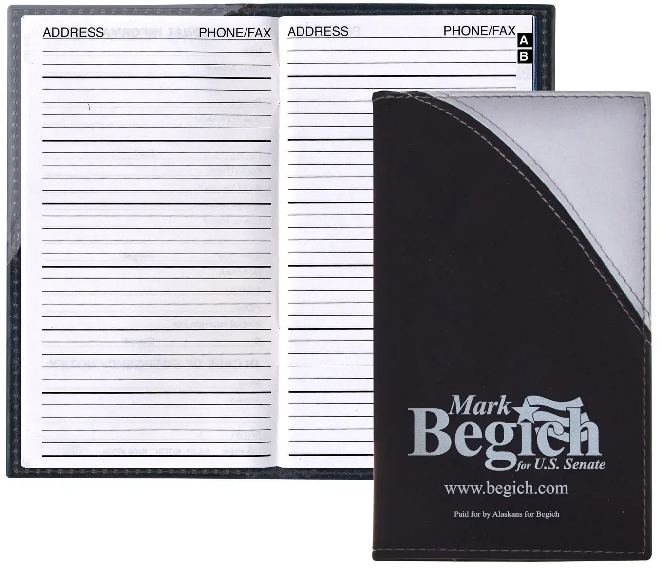 Branded Executive Custom Address Book — view 2