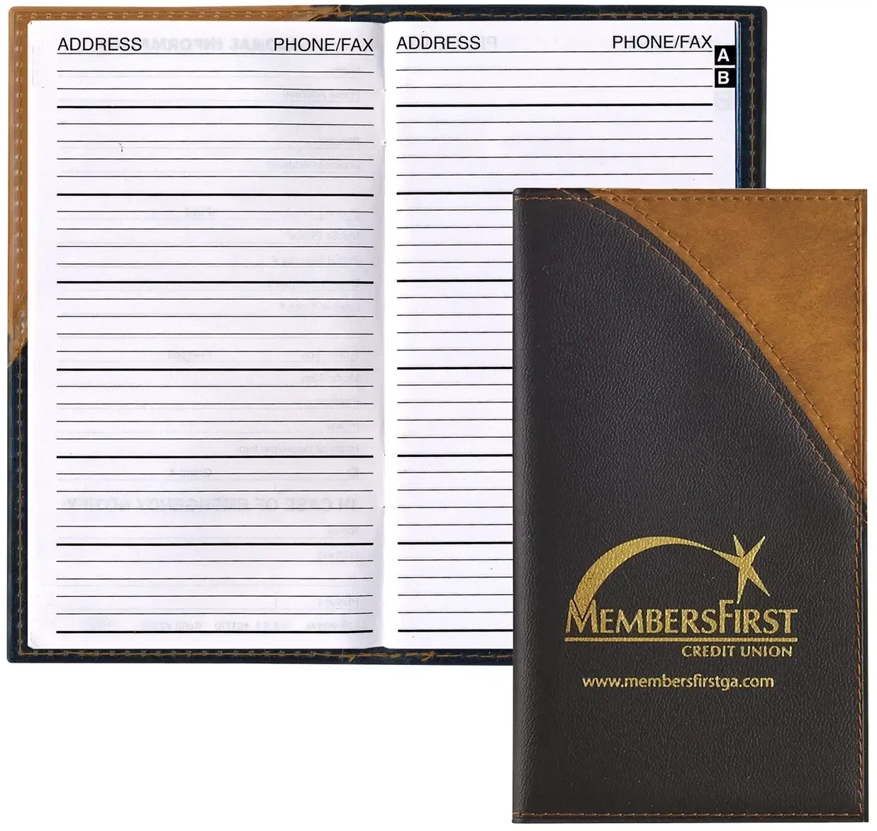 Branded Executive Custom Address Book — view 3
