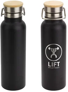 Barona 20 oz Bamboo-Lid Stainless Bottle