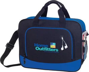Barracuda Business Briefcase with Earbud Port, 600D PolyCanvas