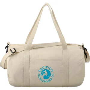 Barrel 18" Duffle Bag, 5 oz Cotton Canvas with Slash Pocket
