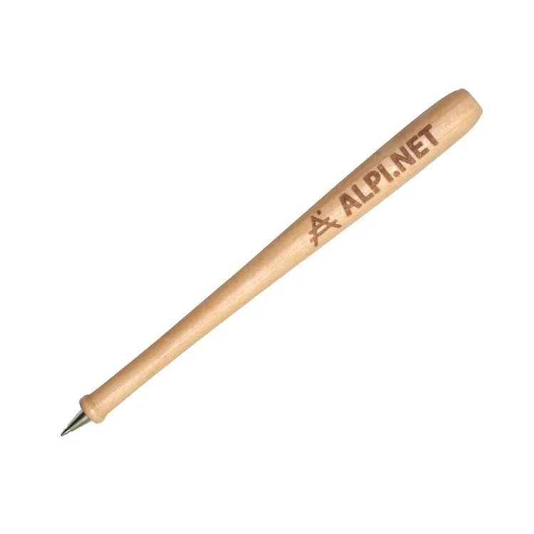 Promotional Wood Baseball Bat Pen — view 4