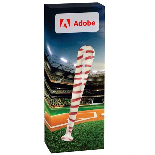 Baseball Bat Window Soft Touch Pretzel Box — view 3