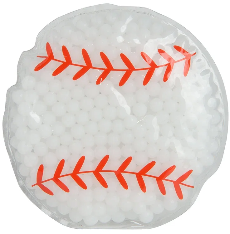 Gel Beads Hot/Cold Pack Baseball — view 2