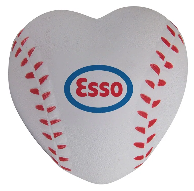 Heart Shaped Baseball Stress Reliever