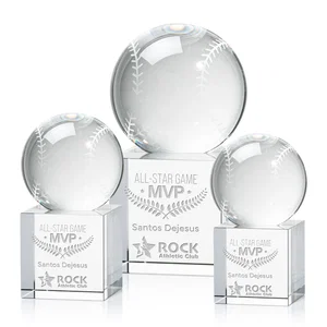 Optical Crystal Baseball Award