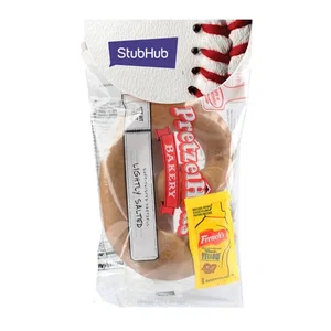Baseball Pretzel Snack Bag Options