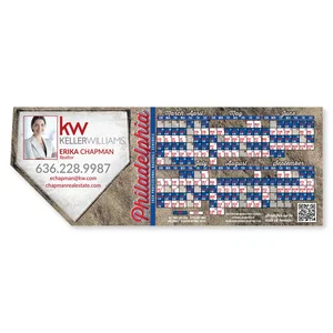 Customized Baseball Schedule Magnet