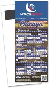 Baseball Schedule Magnetic Stick Up Card