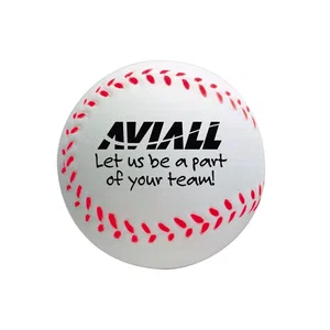 Baseball Shaped Polyurethane Stress Ball