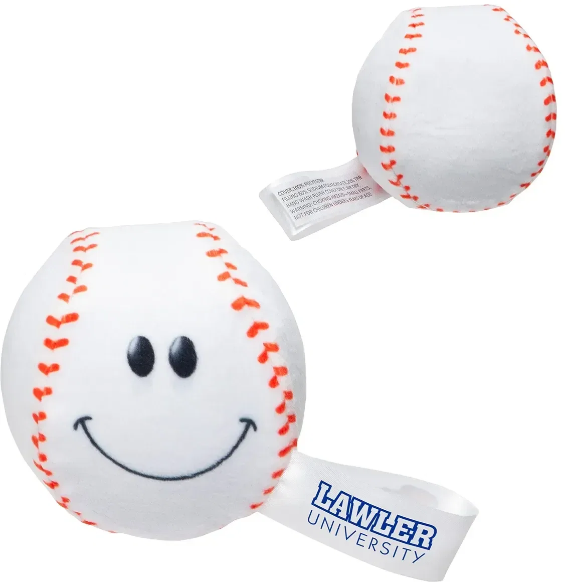 Stress Busters plush squeeze toy with custom logo, soft branded gel-bead sensory ball, style 5