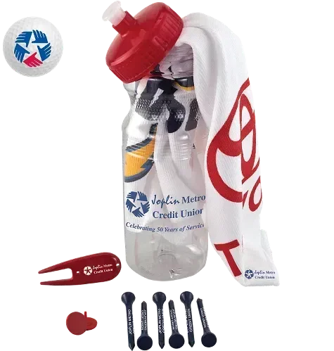 Custom Golf Caddy Set with Bridgestone Tour BXS Golf Ball