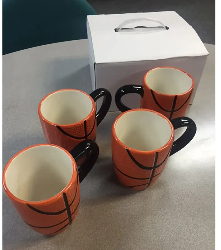 Personalized Basketball Mug Set - 12oz — view 4