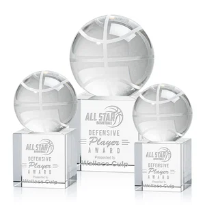 Optical Crystal Basketball Award