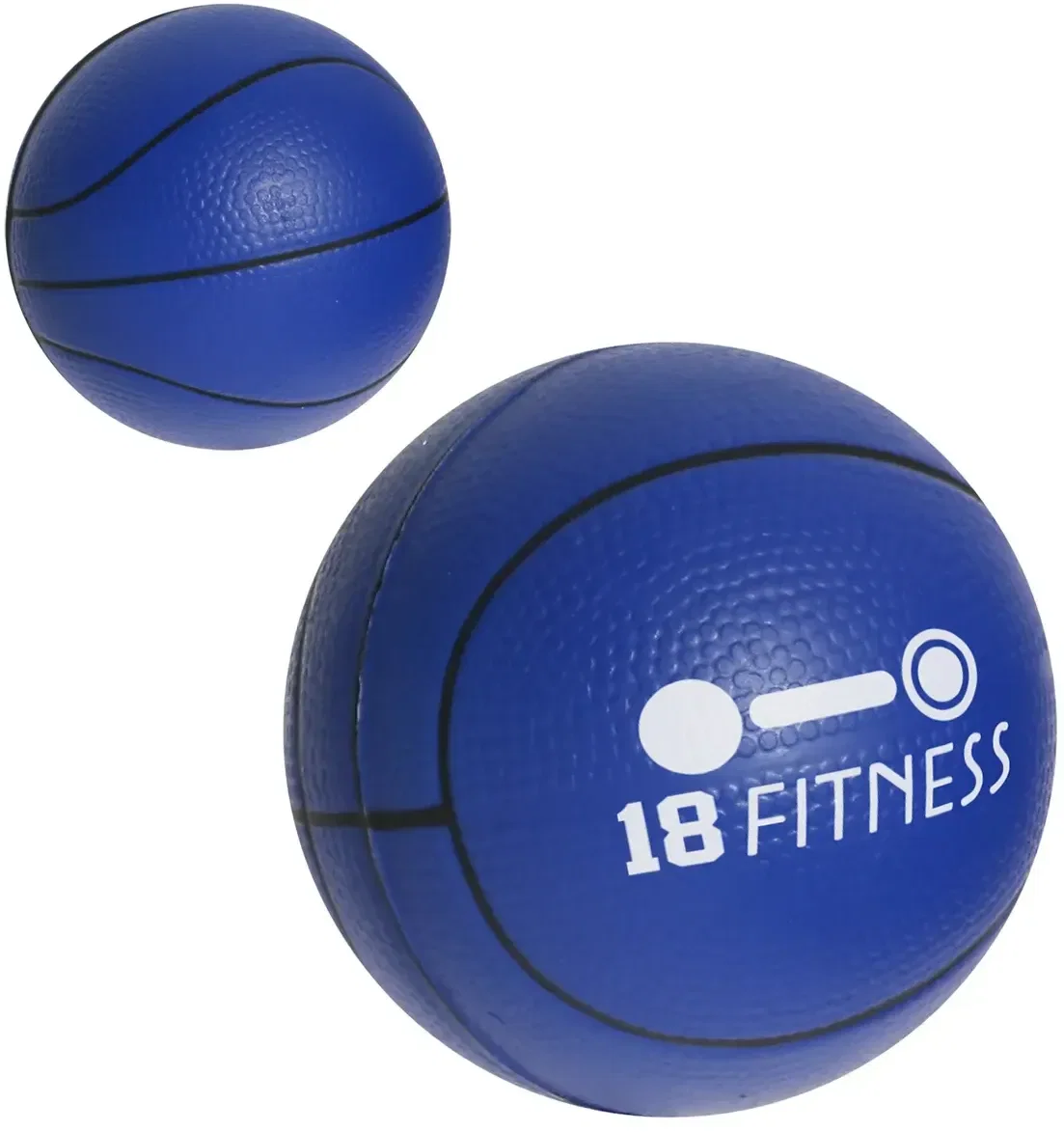 Promotional Slo-Release Serenity Squishy, close-up detail of the soft molded surface and logo