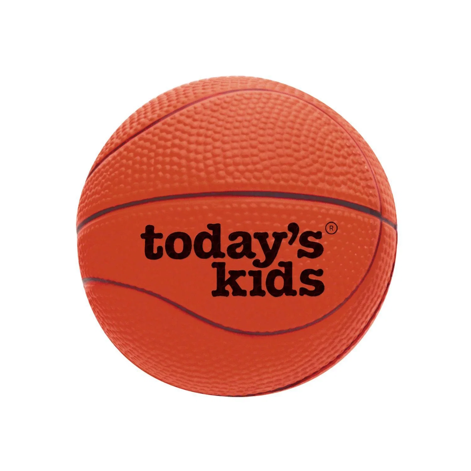 Custom Basketball Stress Ball — Orange — view 2