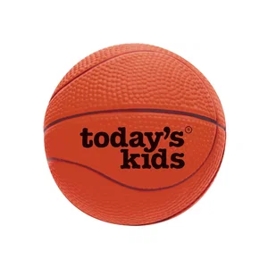 Basketball Shaped Polyurethane Stress Ball