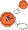 Basketball Stress Reliever Key Chain in Orange