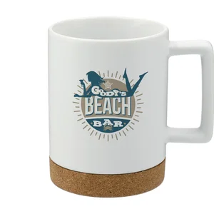 Bates 15 oz Ceramic Mug with Cork Base
