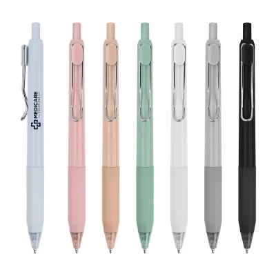 Baylee pen shaped from recycled plastic, roughly 5 1/2 inches tall