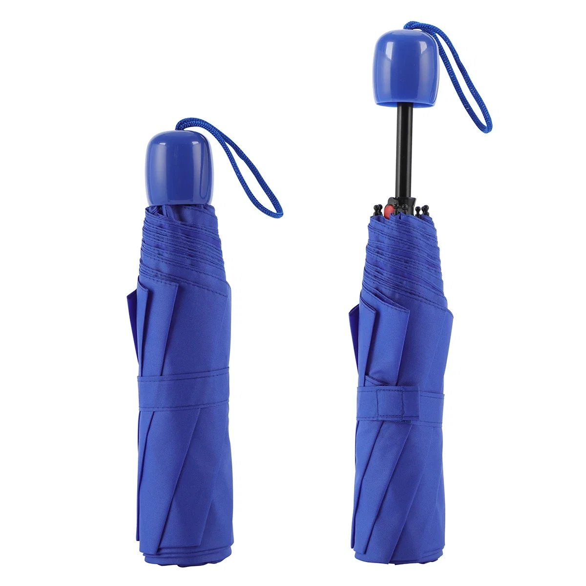 Side profile of the Bayside Arc Umbrella showing its canopy curve