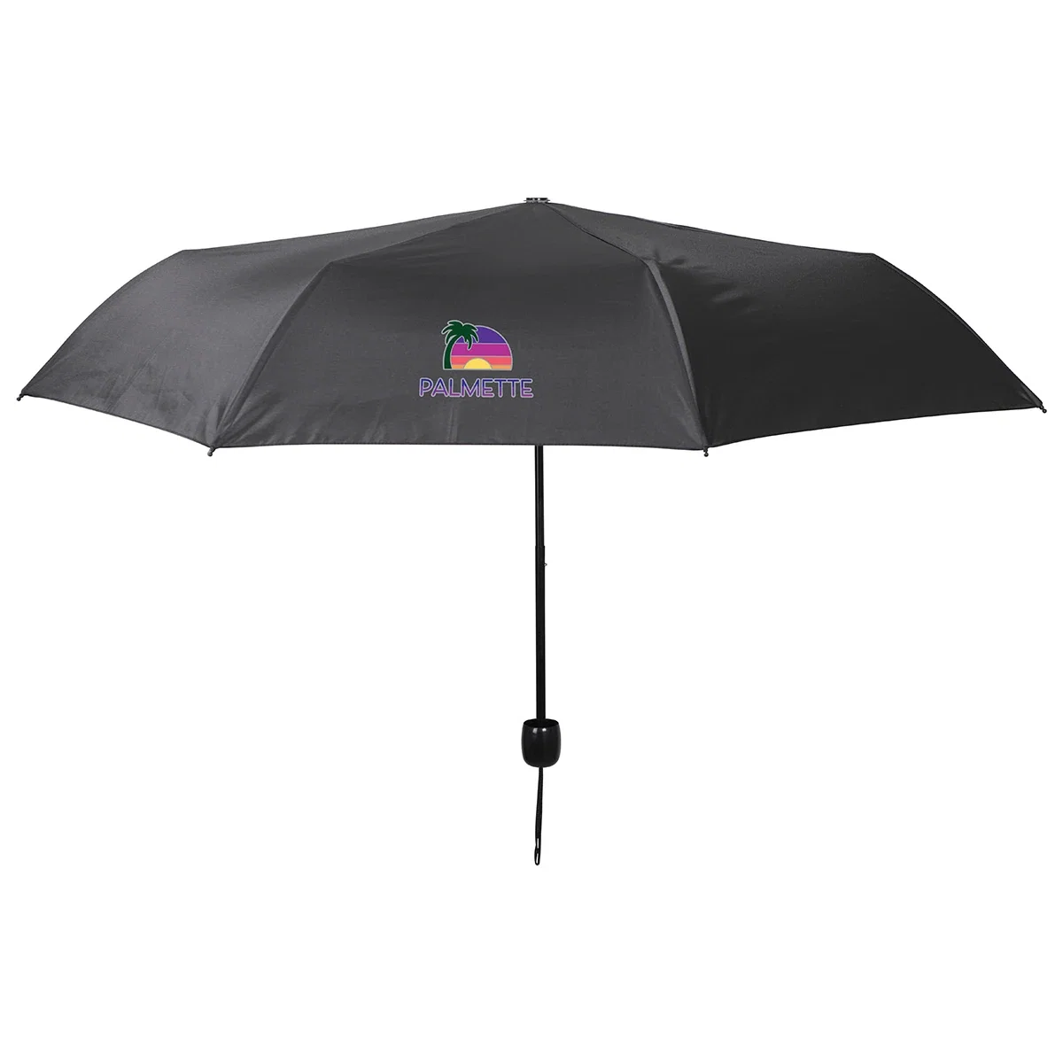 Bayside 42-inch Umbrella held by a model walking outdoors, lifestyle shot