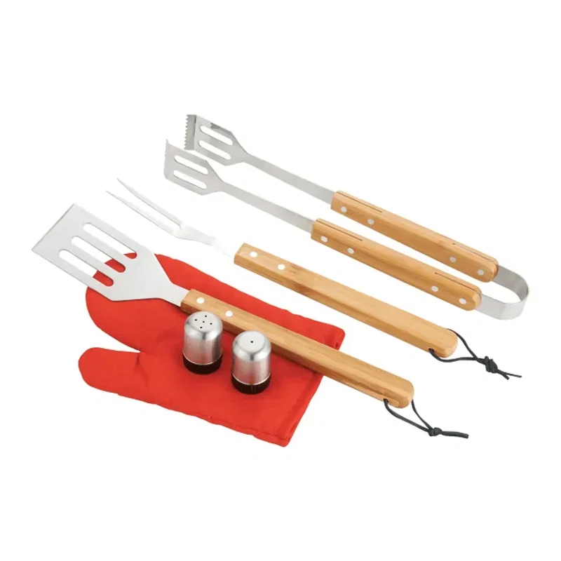 Custom BBQ Apron with Grill Tools Set (7 Piece) — view 2