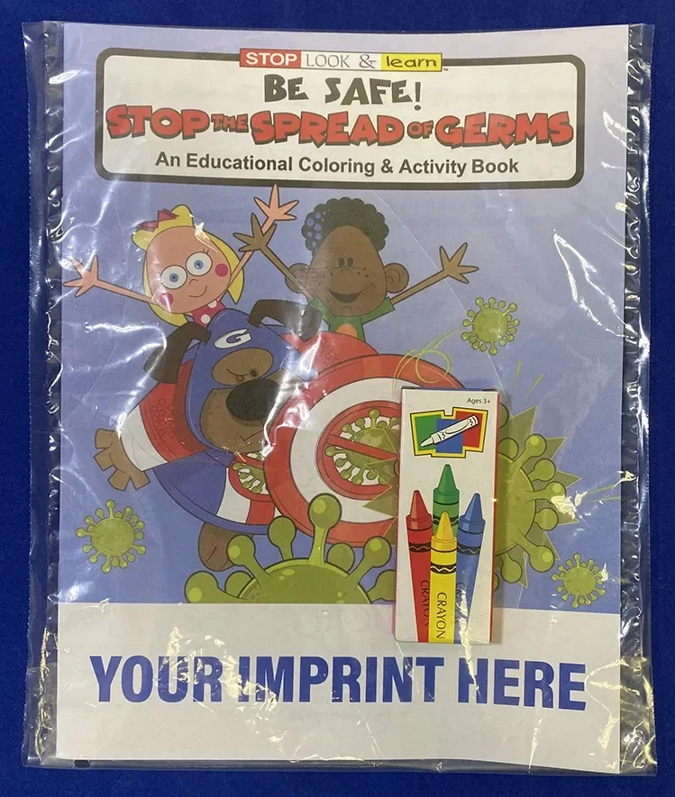 Be Safe: Stop the Spread of Germs Coloring & Activity Book — view 3