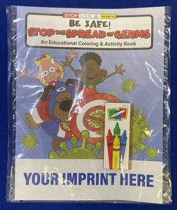 Be Safe: Stop the Spread of Germs Coloring & Activity Book