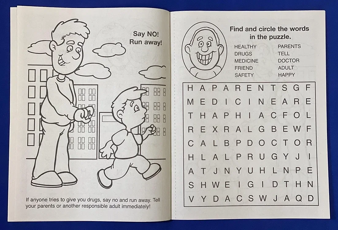 Be Smart, Say No To Drugs Coloring and Activity Book — view 2