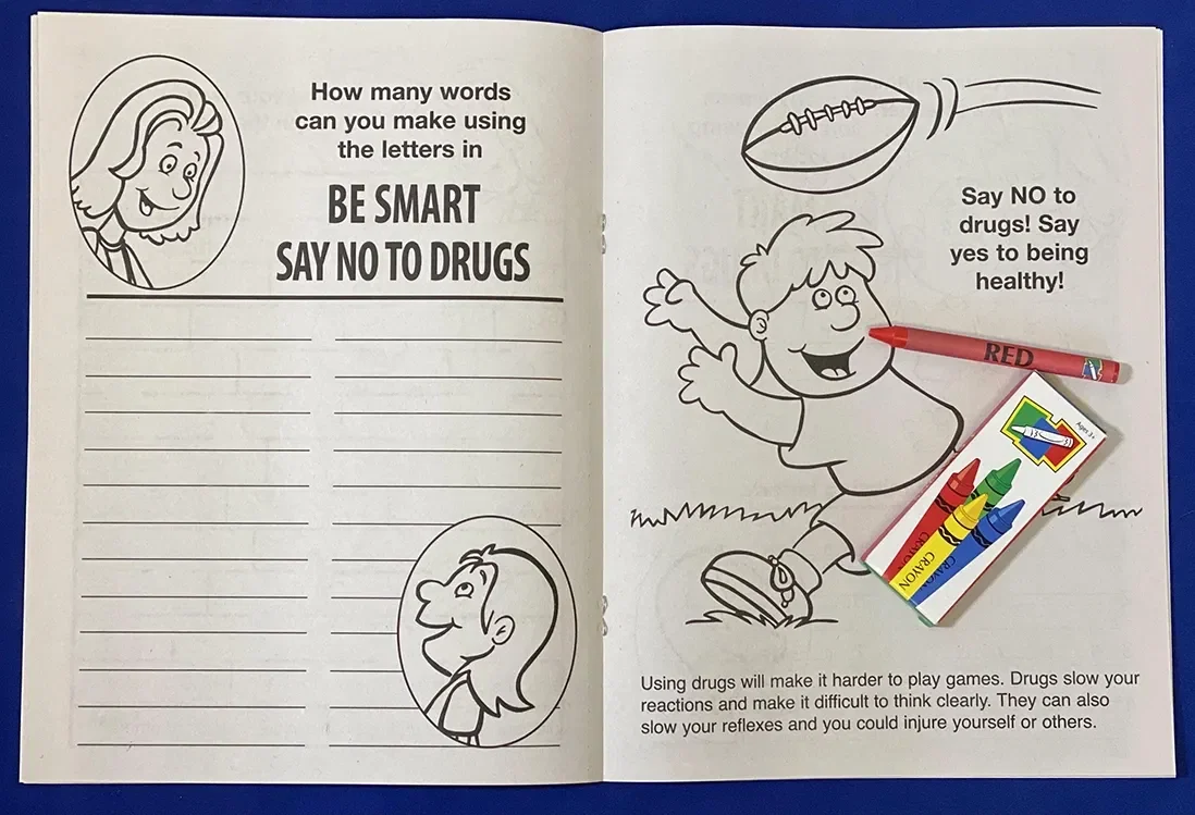 Be Smart, Say No To Drugs Coloring and Activity Book — view 4