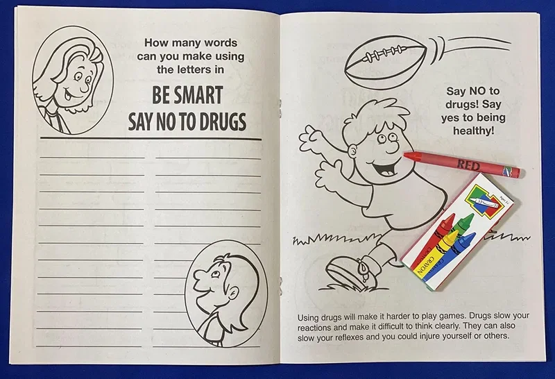 Be Smart, Say No To Drugs Coloring and Activity Book — view 4