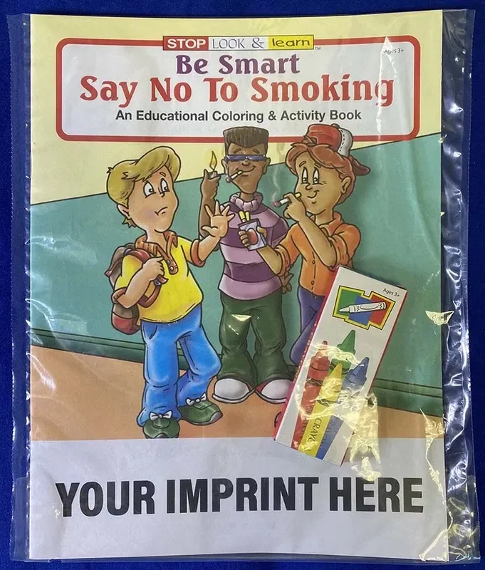 Be Smart, Say No To Smoking Coloring Book — view 3
