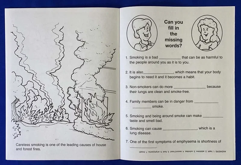Be Smart, Say No To Smoking Coloring Book — view 4