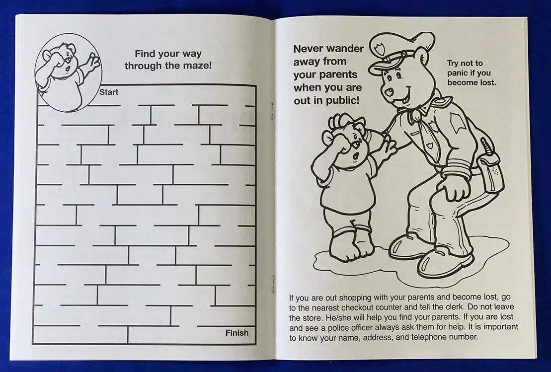 Be Smart, Say No To Strangers Coloring Book — view 2