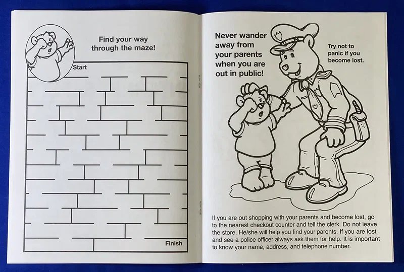 Be Smart, Say No To Strangers Coloring Book — view 2