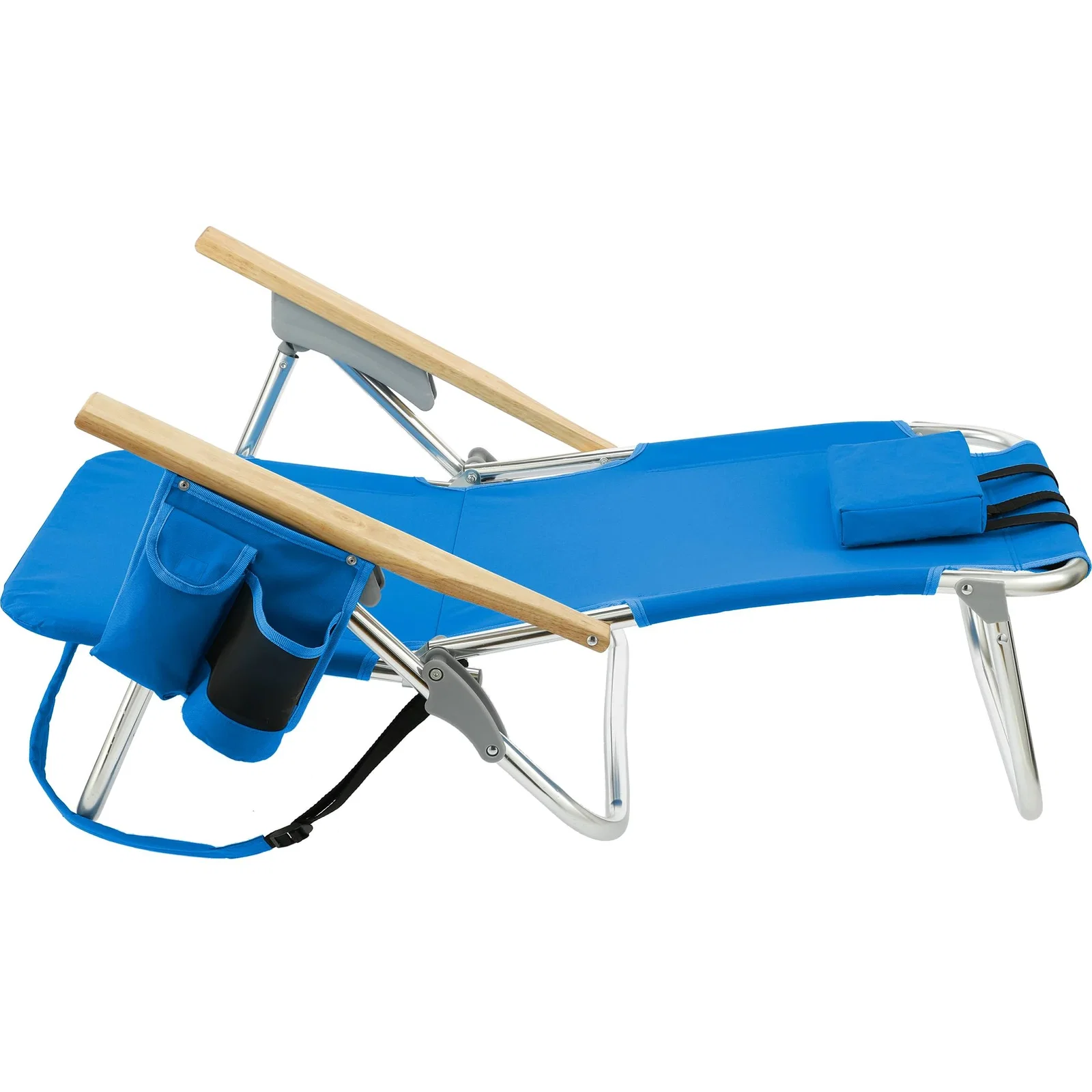 Custom Logo Beach Chair with Detachable Pillow - 300lb Capacity — view 10