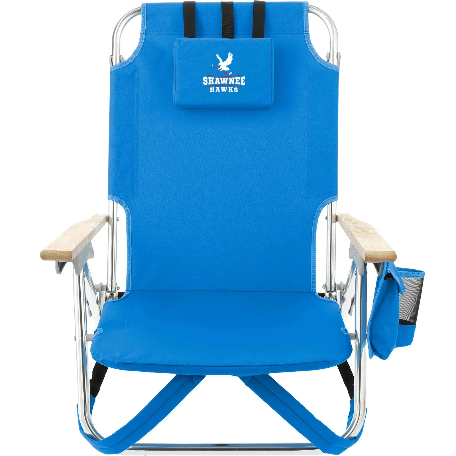 Custom Logo Beach Chair with Detachable Pillow - 300lb Capacity — view 8
