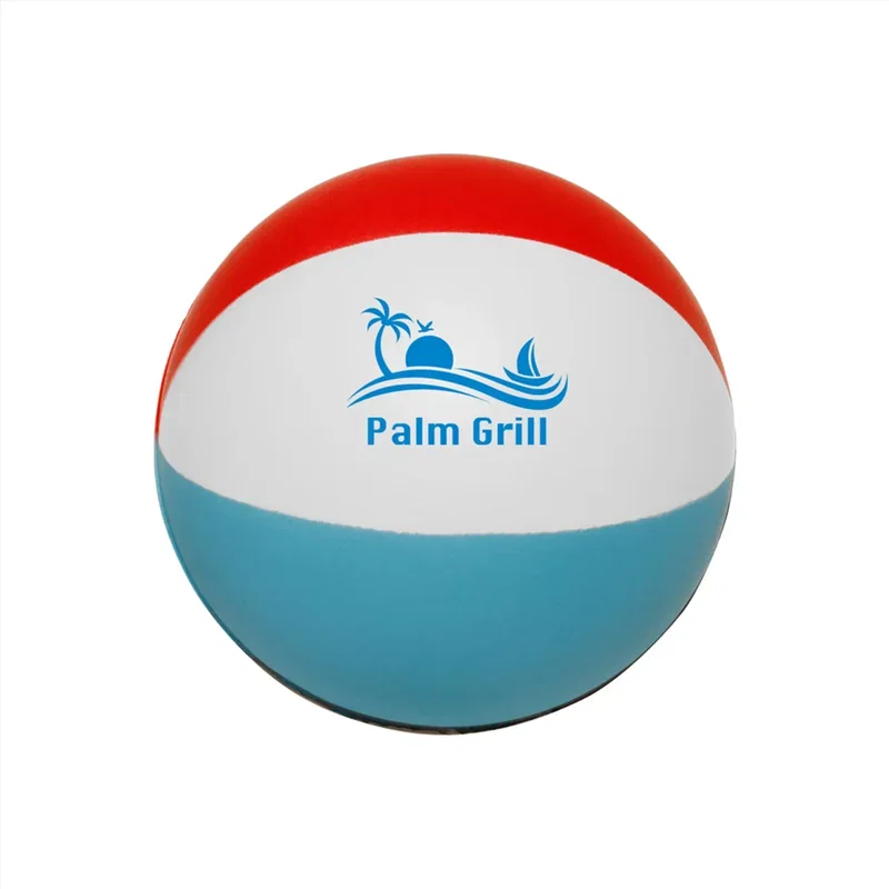 Custom Beach Ball Stress Balls — view 2