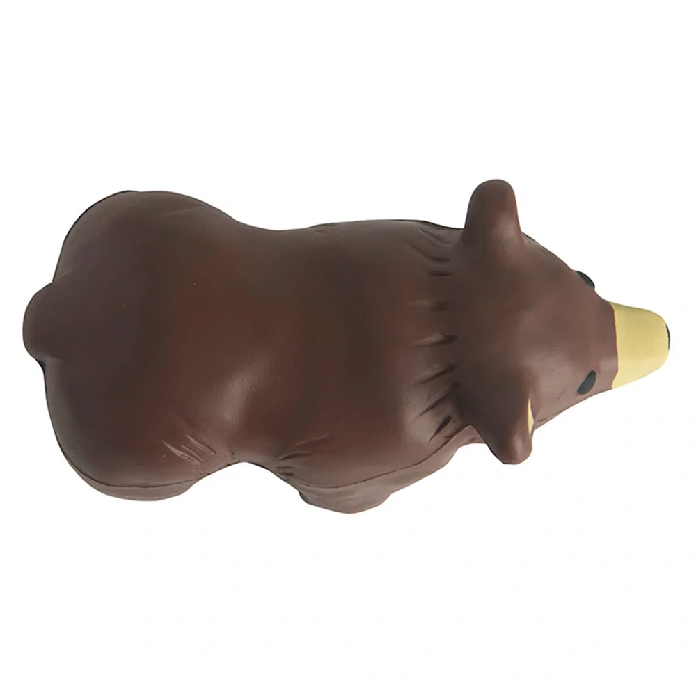 Imprinted Brown Bear Stress Reliever — view 2