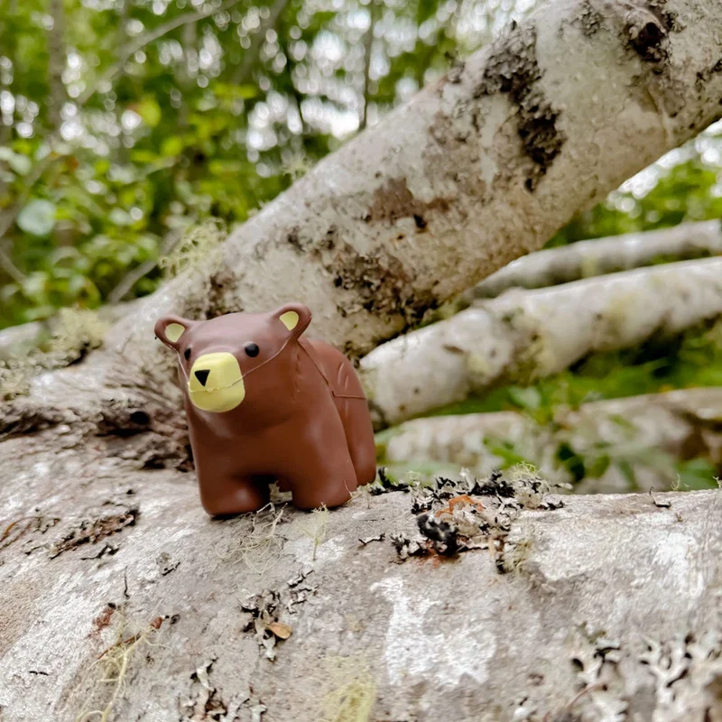 Imprinted Brown Bear Stress Reliever — view 4
